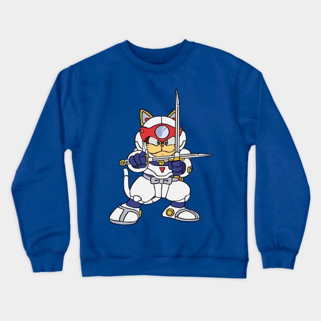 Samurai Pizza Cats Crewneck Sweatshirt by procrastitron4000